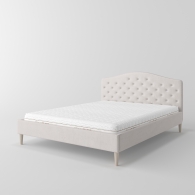 łóżko tapicerowane z łukiem - 5