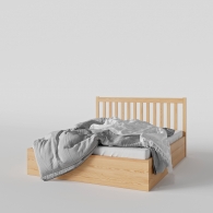 Łóżko drewniane - 1