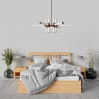 Sosnowe łóżko drewniane Lahti Scandi typu box - 7