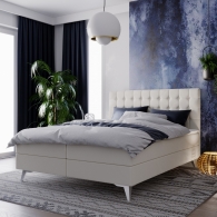 tapicerowane łóżko kontynentalne - 36