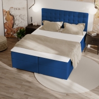 tapicerowane łóżko kontynentalne - 8