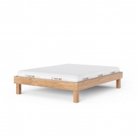 Dębowa rama łóżka bez zagłówka - 1