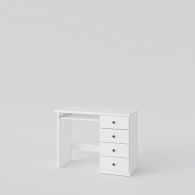 Białe biurko - Biurka Drewniane